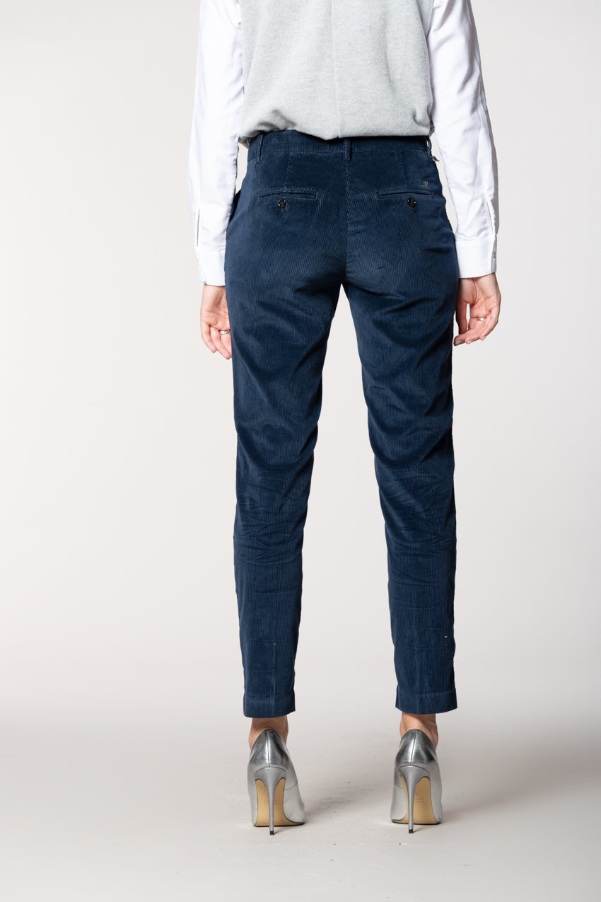 New York Slim Damen-Chinohose aus Cord Slim Fit