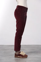 New York Slim Damen-Chinohose aus Breitcord, Slim Fit ①