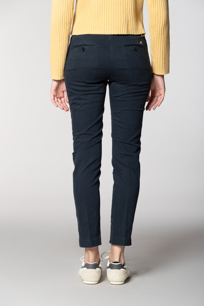 New York Slim Damen-Chinohose aus Satin Bistretch Slim Fit