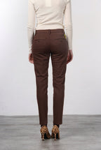 New York Slim pantalone chino donna in raso slim fit ①
