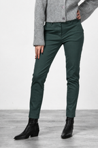 New York Slim pantalon chino femme en satin slim fit ①
