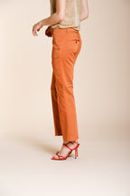 New York Trumpet women's chino pants in stretch satin slim fit