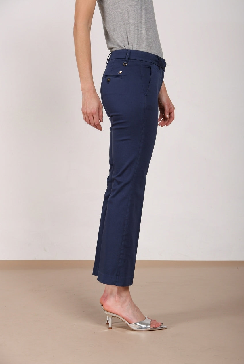 New York Trumpet pantalon chino femme en satin stretch slim fit