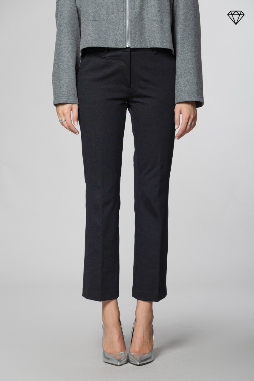 New York Trumpet pantalone chino donna in jersey tecnico slim fit ①