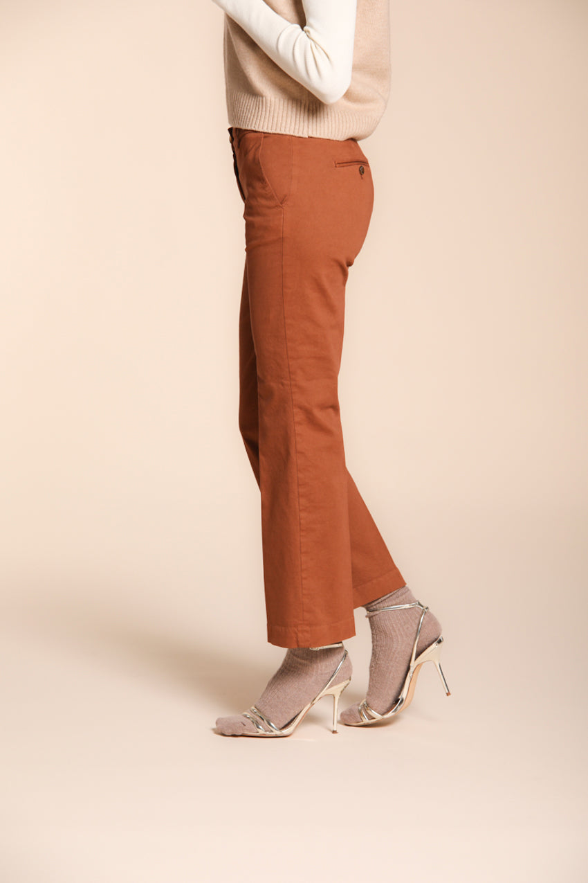 New York Trumpet pantalon chino femme en gabardine slim fit