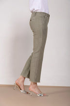 New York Trumpet women's chino pants in mat weave slim fit