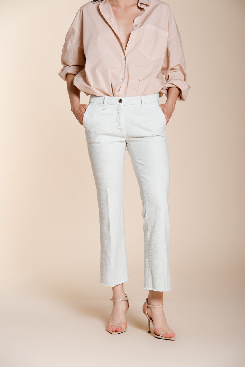 New York Trumpet women's chino pants in basketweave slim fit