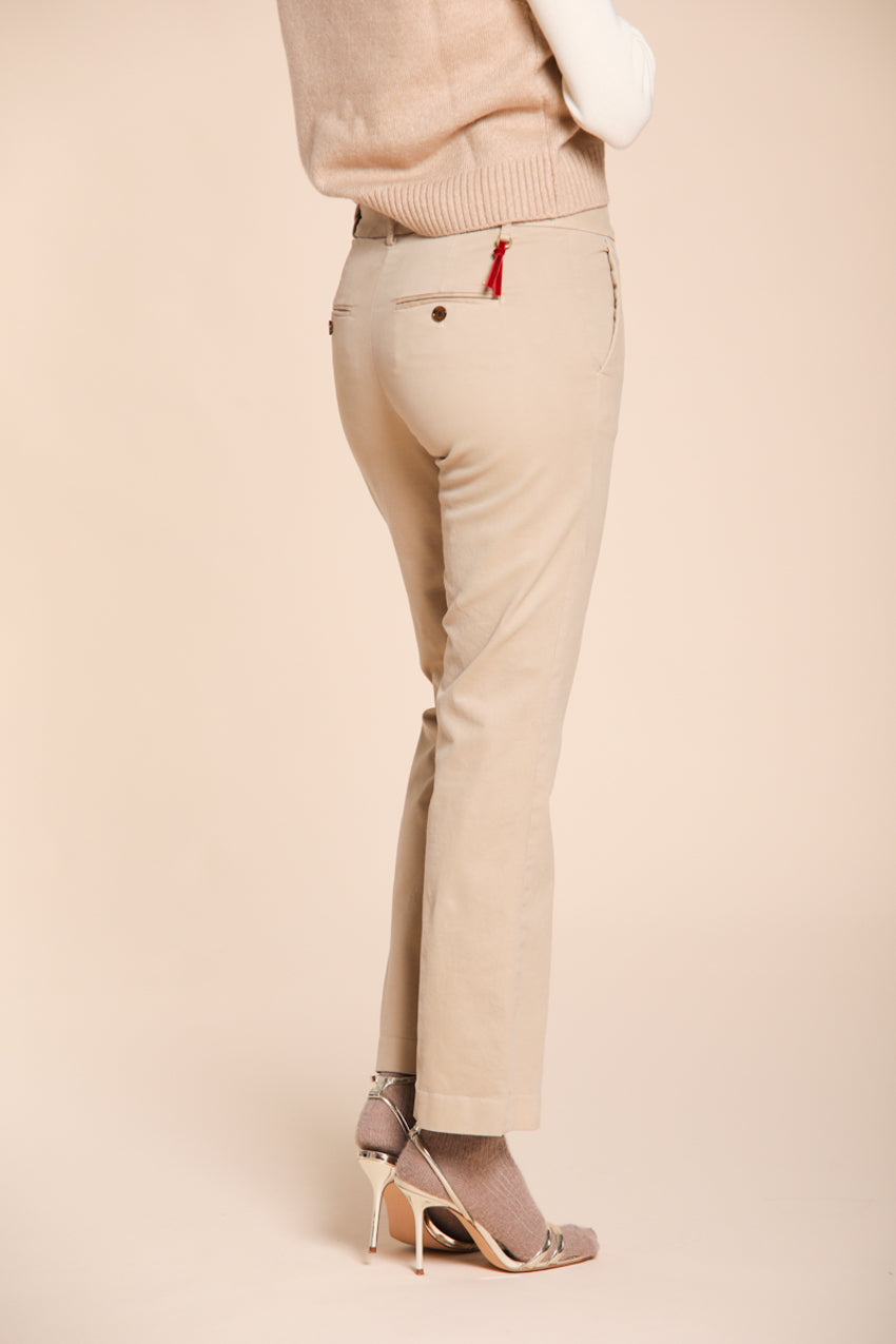 New York Trumpet women’s chino trousers in gabardine slim fit