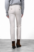 New York Trumpet pantalon chino femme en gabardine, coupe slim ①