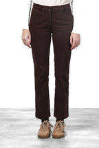New York Trumpet pantalone chino donna in gabardina slim fit ①