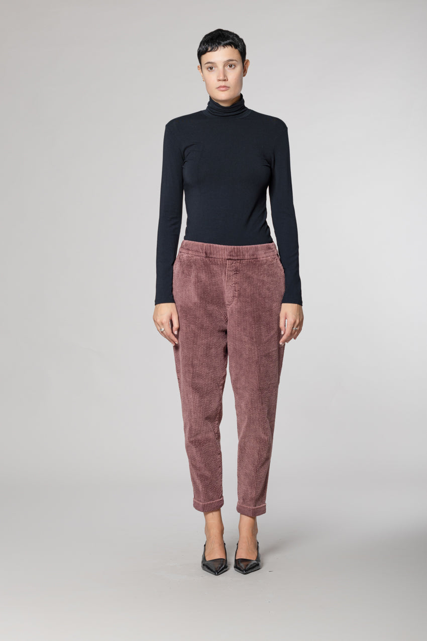 Malibu Jogger City women’s chino trousers in corduroy relaxed fit