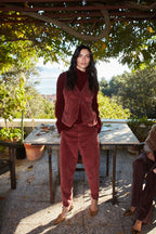 Malibu Jogger City women’s chino trousers in corduroy relaxed fit