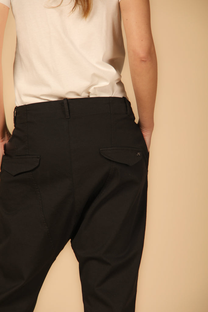 Image 3 of Women's Malibu Model Chino Pants in Black, Relaxed Fit