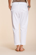 Malibu Jogger women's chino pants in gabardine carrot fit