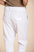 Malibu Jogger pantalon chino femme en gabardine carrot fit