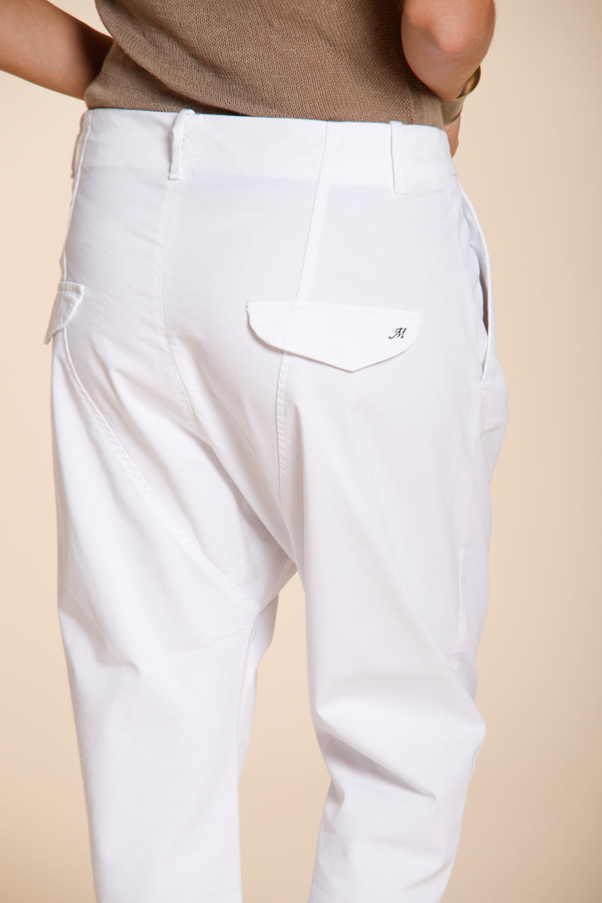 Malibu Jogger women's chino pants in gabardine carrot fit