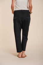 Malibu Jogger women's chino pants in gabardine carrot fit