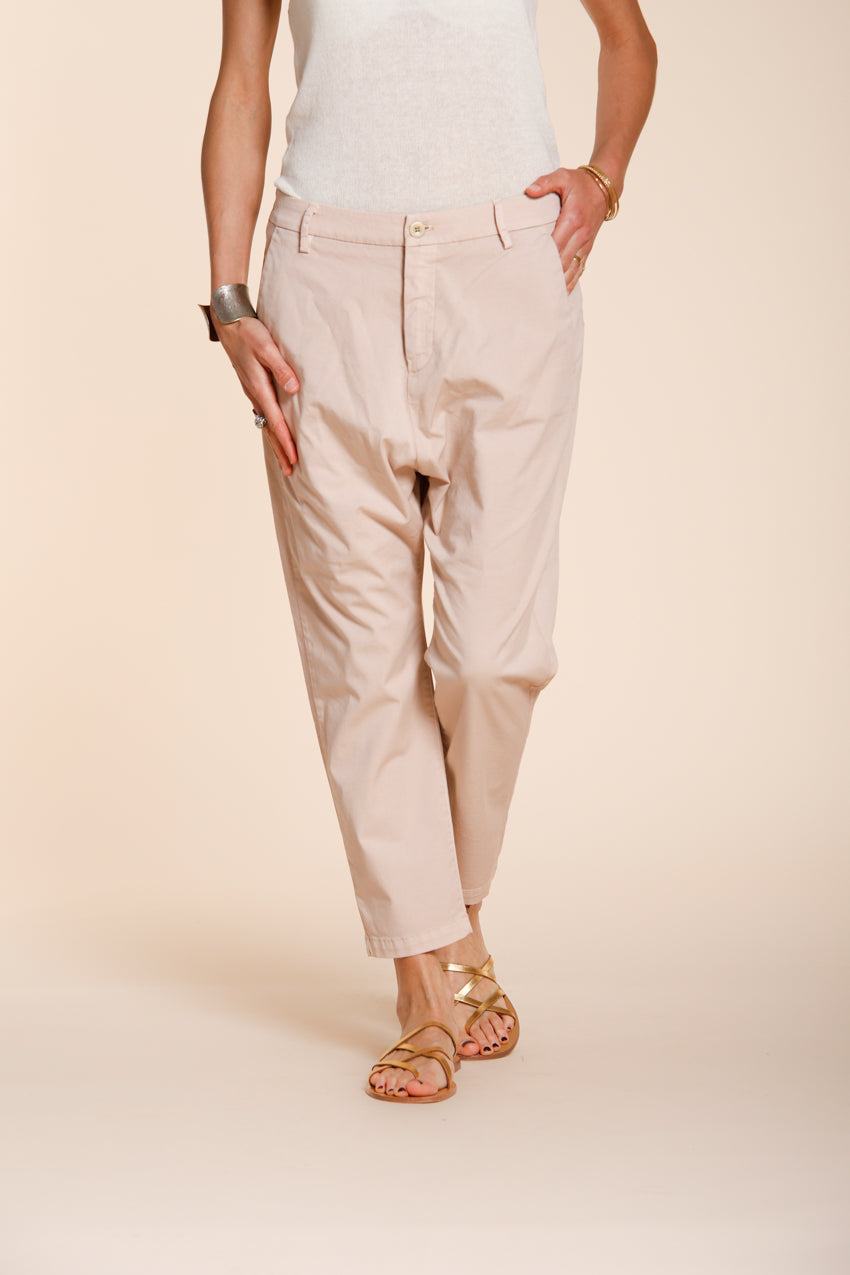 Malibu Jogger Hose Chino Damen aus Gabardine carrot fit