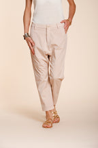 Malibu Jogger Hose Chino Damen aus Gabardine carrot fit