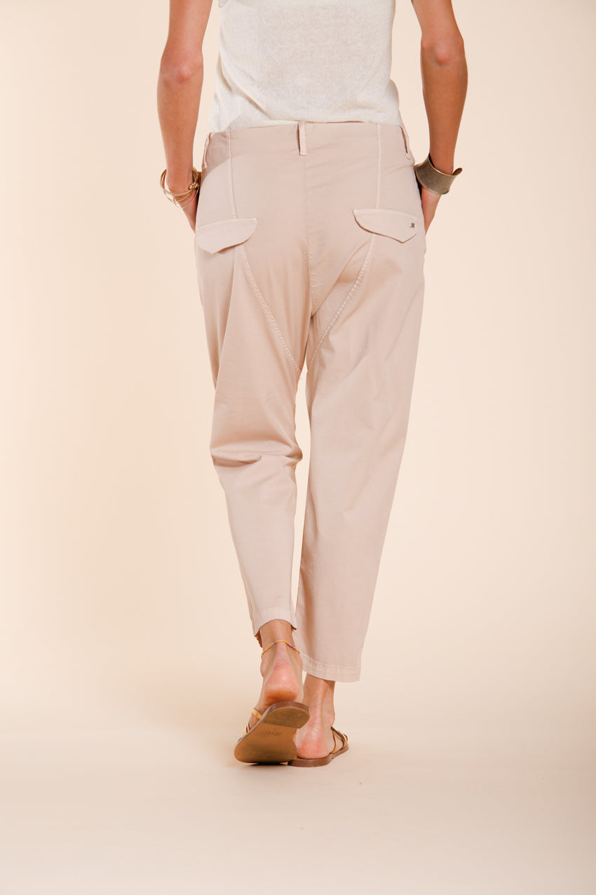 Malibu Jogger Hose Chino Damen aus Gabardine carrot fit