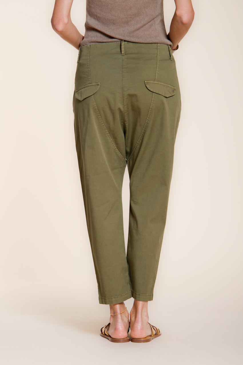 Malibu Jogger pantalon chino femme en gabardine carrot fit