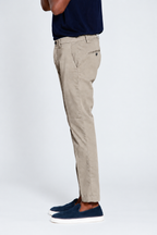 Milano pantalon chino homme en gabardine stretch extra slim fit ①