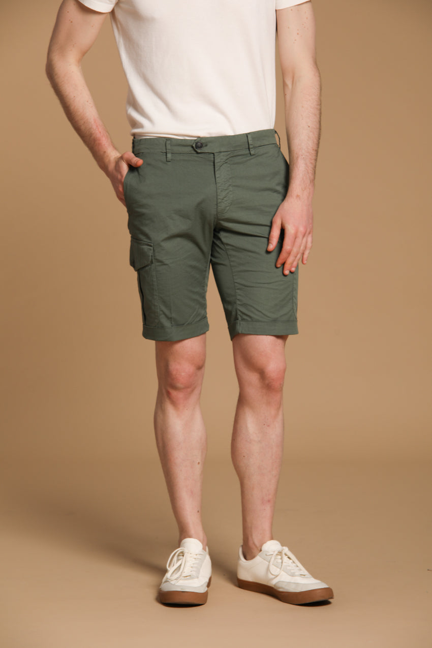 New York Cargo men's cargo bermuda shorts in pima cotton Regular fit 