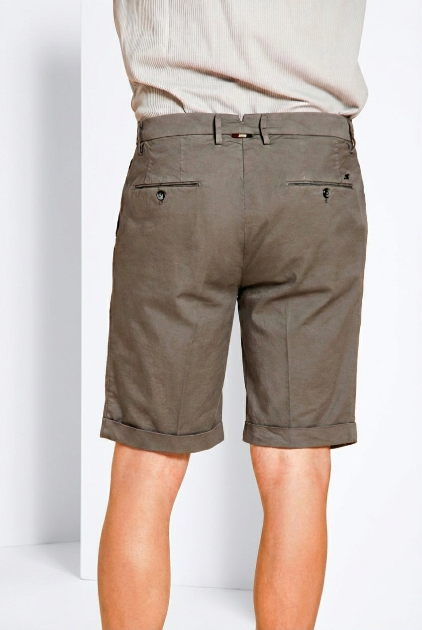 New York 2 Pinces bermuda chino homme en twill stretch regular fit