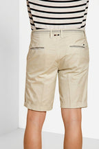 Torino City bermuda chino homme en gabardine stretch regular fit