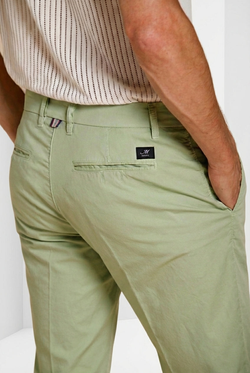 London bermuda chino uomo in gabardina stretch regular fit ①