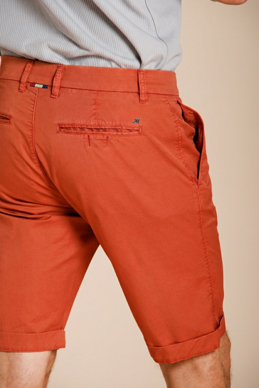 London bermuda chino homme en gabardine stretch regular fit ①