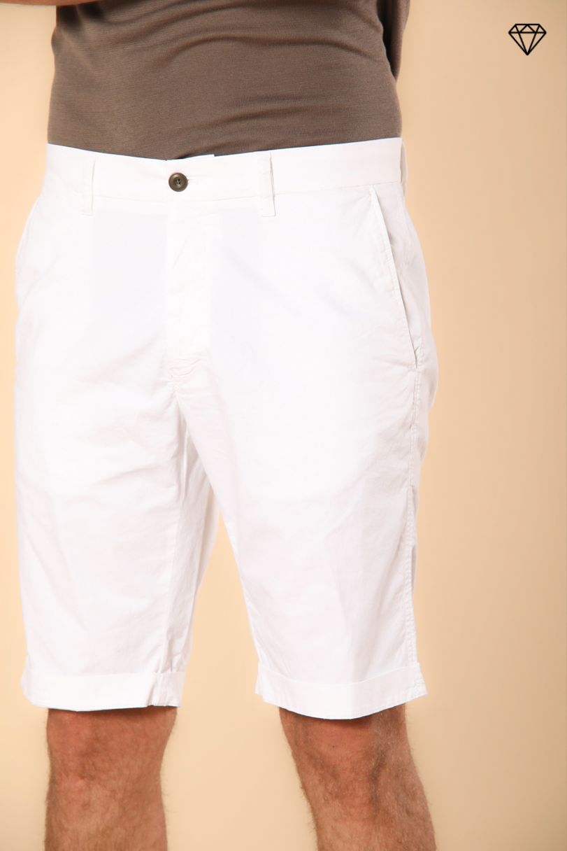 London bermuda chino homme en coton pima coupe Regular ①