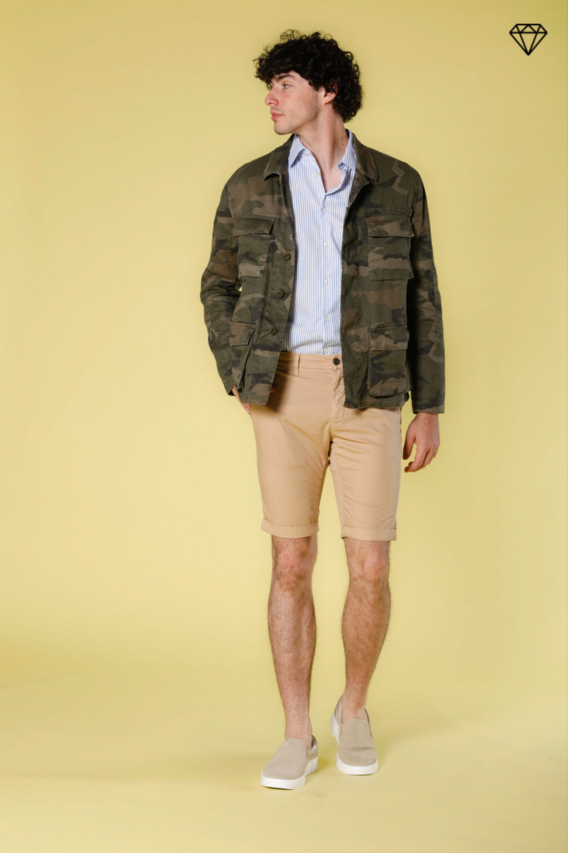 London men's chino bermuda in Pima Cotton regular fit ①