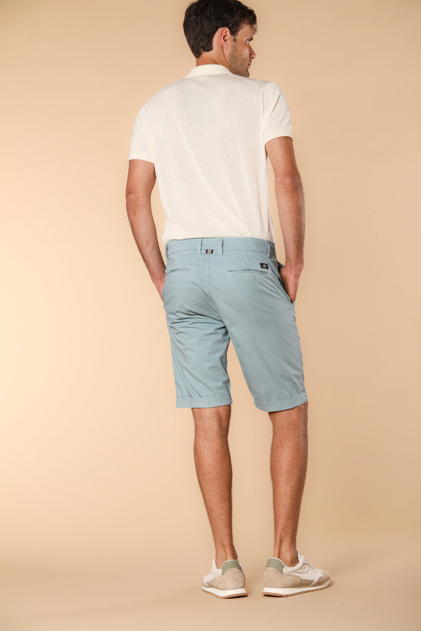 London men's chino bermuda shorts in Pima Cotton regular fit  ①