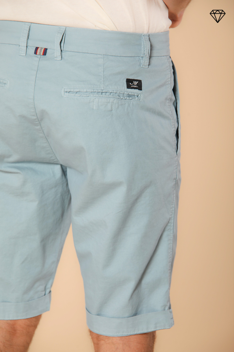 London men's chino bermuda shorts in Pima Cotton regular fit  ①