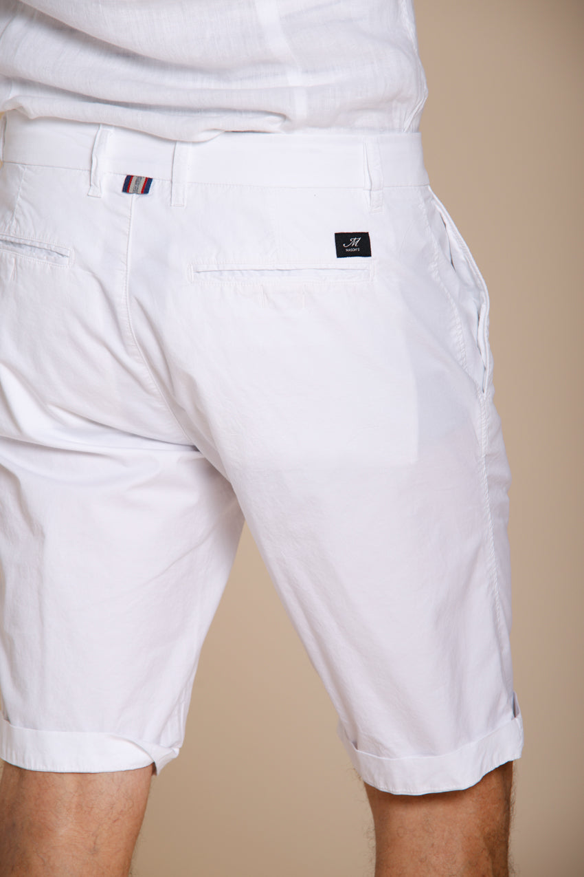 London men's chino bermuda in stretch gabardine regular fit ①