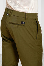 London Herren Chino Bermuda aus Stretch-Gabardine regular fit ①