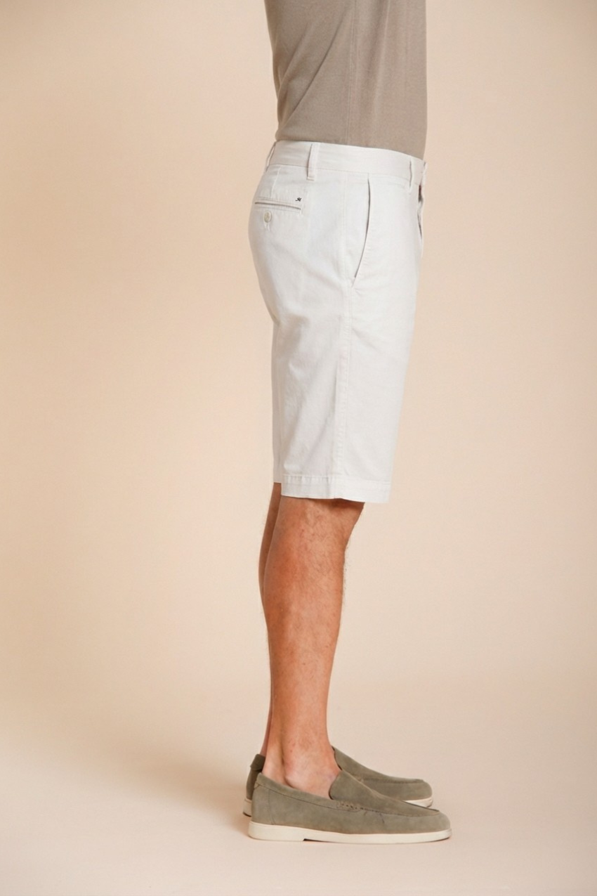 London men's chino bermuda stretch gabardine regular fit ①