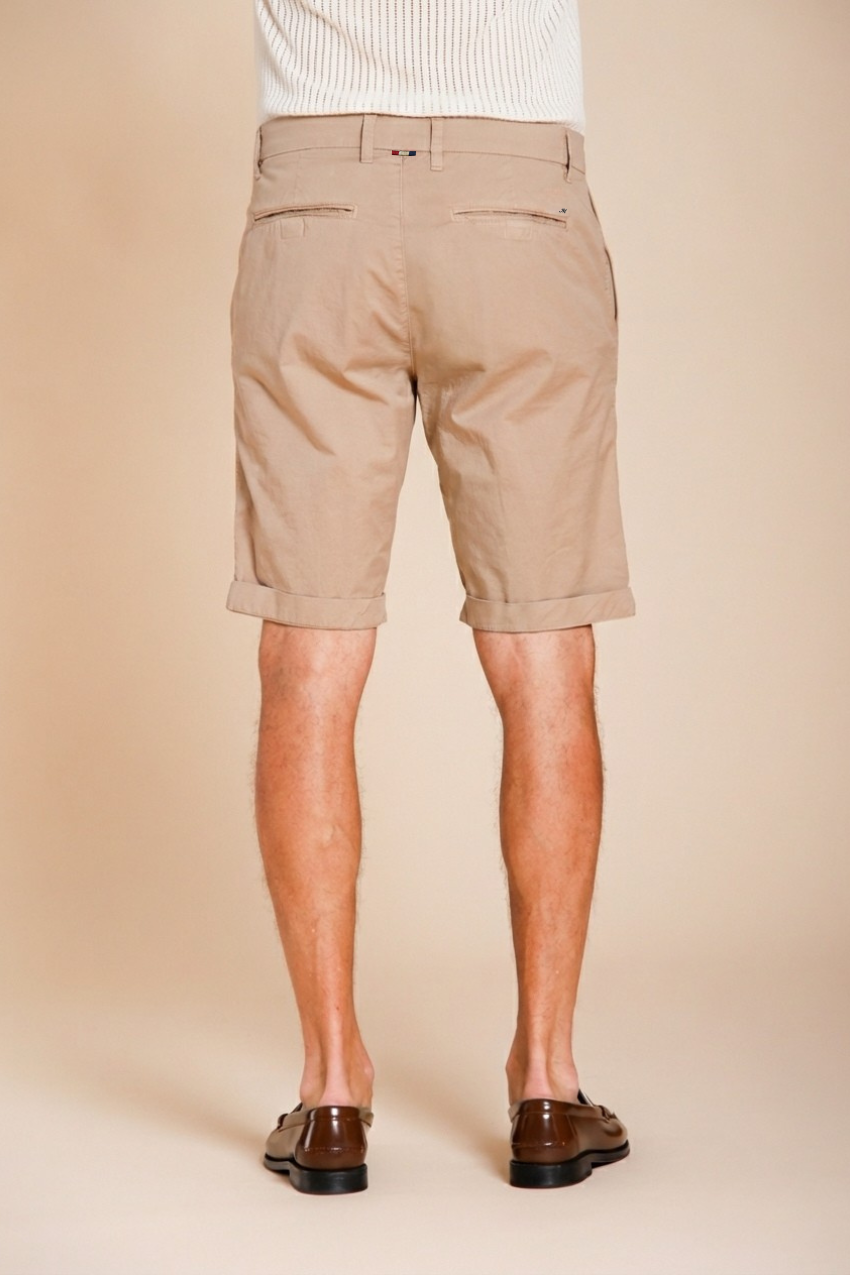 London bermuda chino homme en gabardine stretch regular fit ①