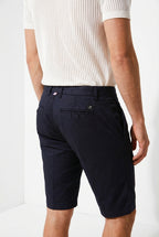 London Herren Chino Bermuda aus Stretch-Gabardine regular fit ①