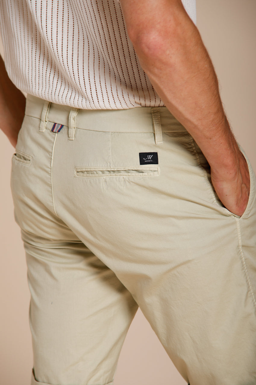 London bermuda chino homme en gabardine stretch regular fit ①