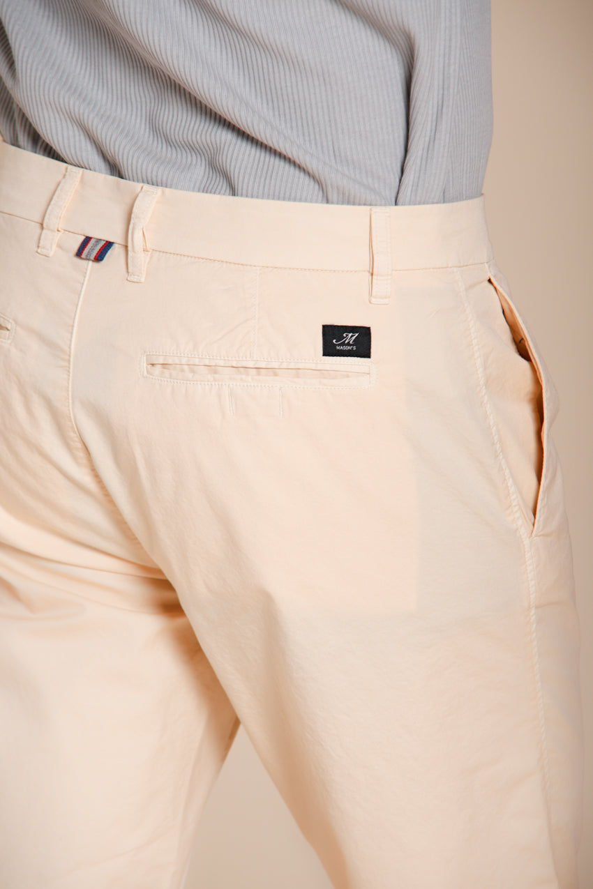 London men's chino bermuda in stretch gabardine regular fit ①