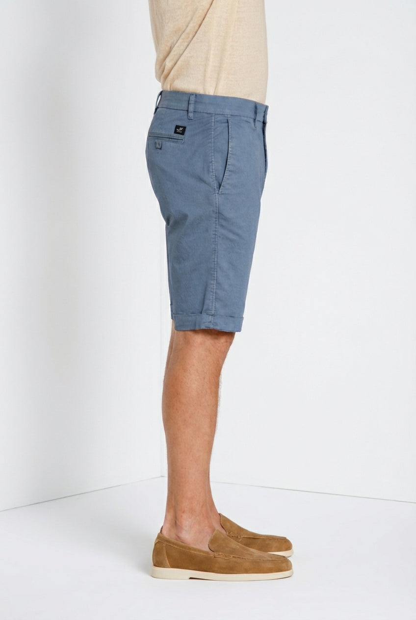 London bermuda chino homme en gabardine stretch regular fit ①