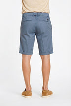 London bermuda chino homme en gabardine stretch regular fit ①