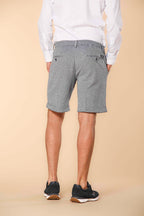 Torino Jog Bermuda Chino Jogger Herren in Double-Face Baumwoll-Piqué Slim Fit