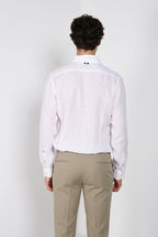 Torino camicia uomo in tela lino ①