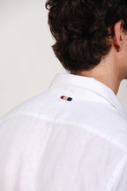 Torino camicia uomo in tela lino ①