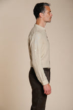 Porto chemise homme en toile de lin ①