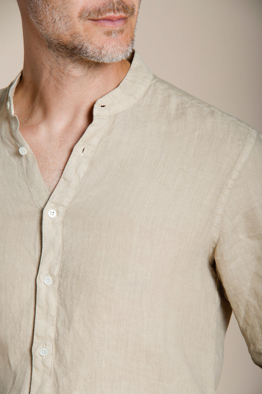 Porto chemise homme en toile de lin ①