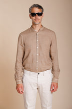 Porto chemise homme en toile de lin ①